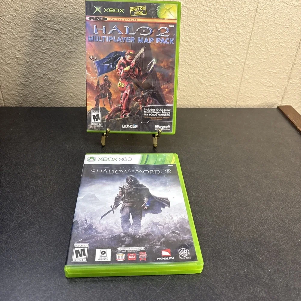 Halo 2 Multiplayer Map Pack (XBOX) and Shadow of Mordor (XBOX)